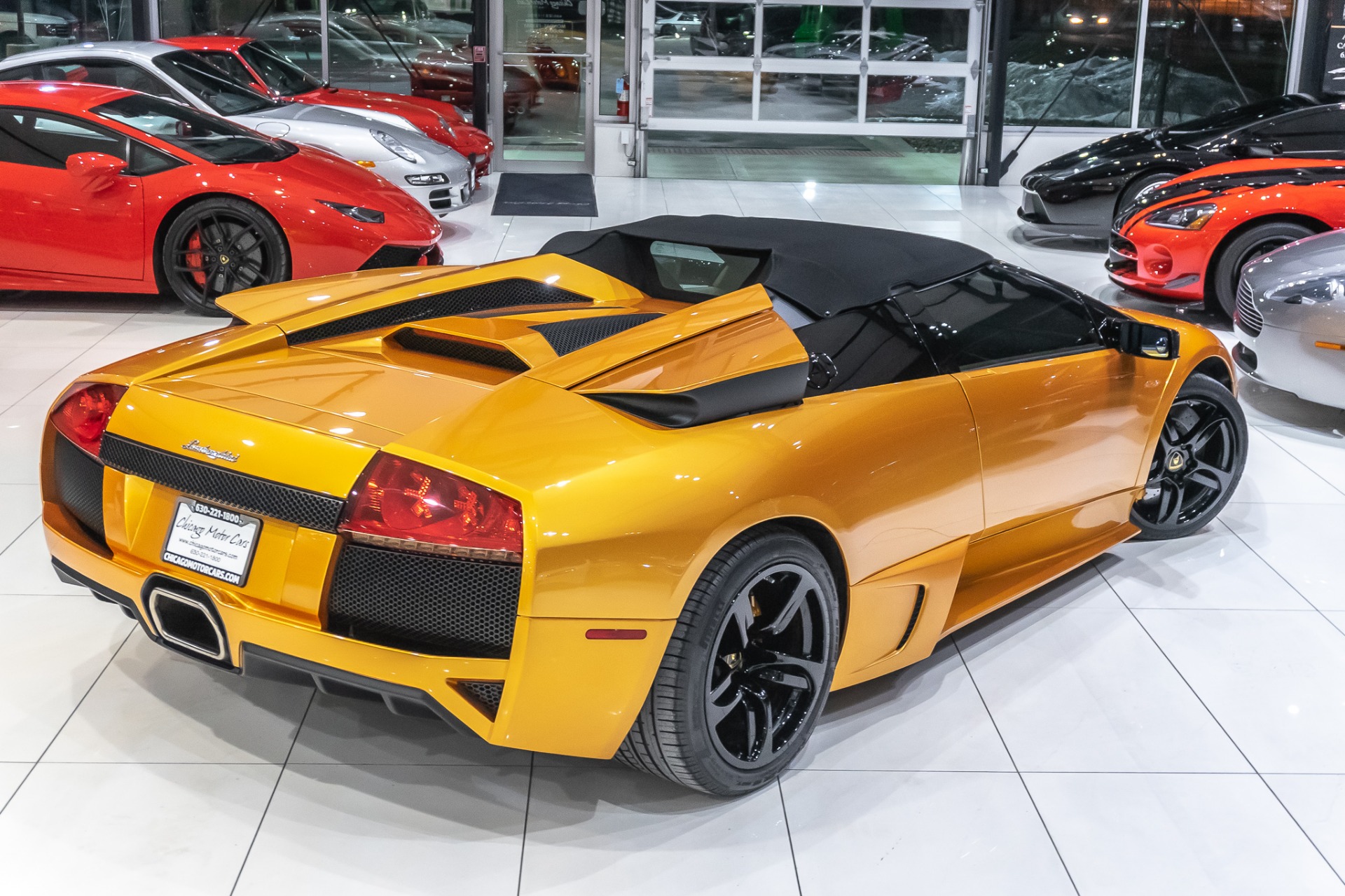 Used 2008 Lamborghini LP640 Murcielago Roadster **RARE Gated 6-Speed  Manual** For Sale (Special Pricing) | Chicago Motor Cars Stock #16229