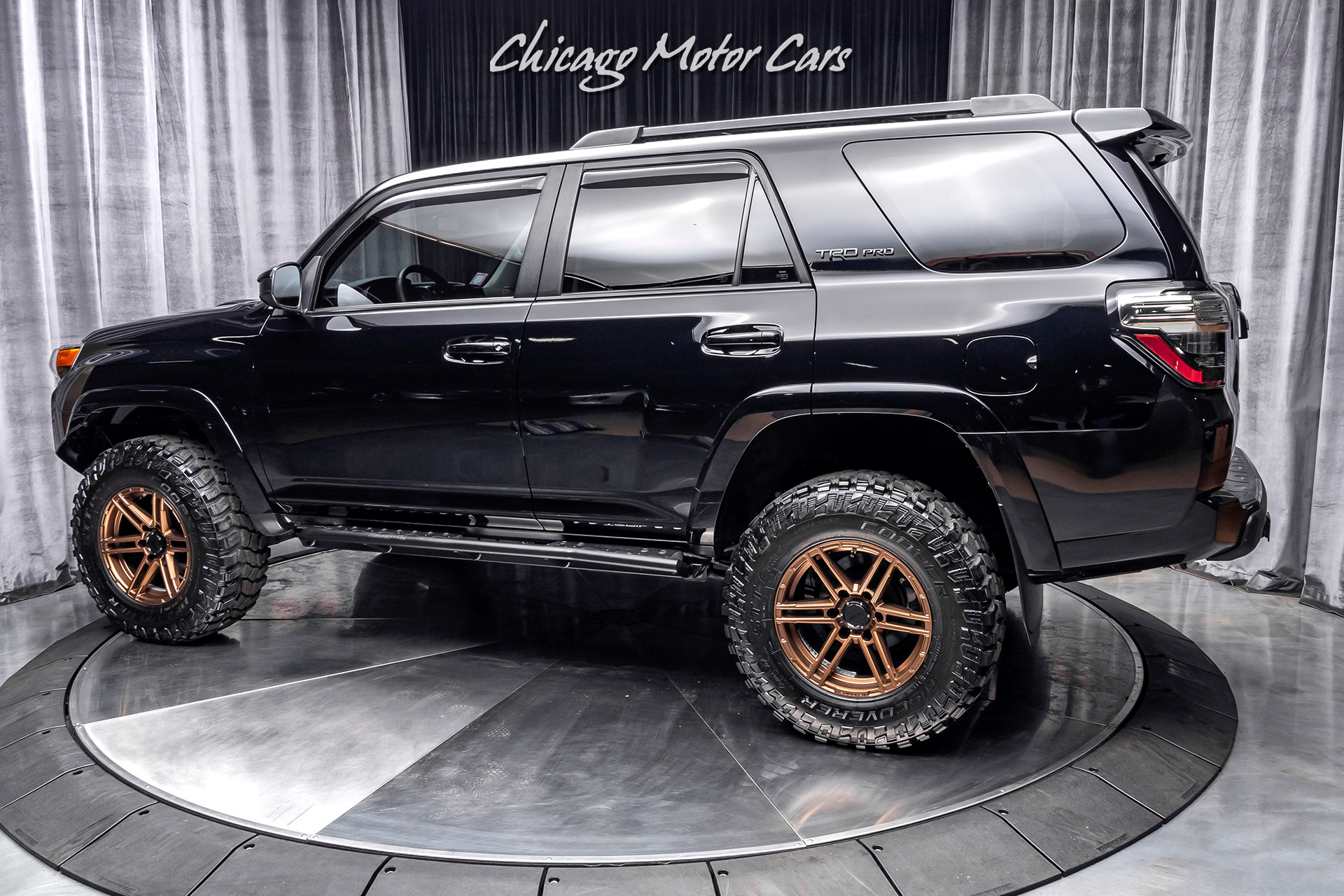 Used 15 Toyota 4runner Trd Pro 4x4 Suv 10k In Upgrades Low Miles Vorsteiner Wheels For Sale Special Pricing Chicago Motor Cars Stock a