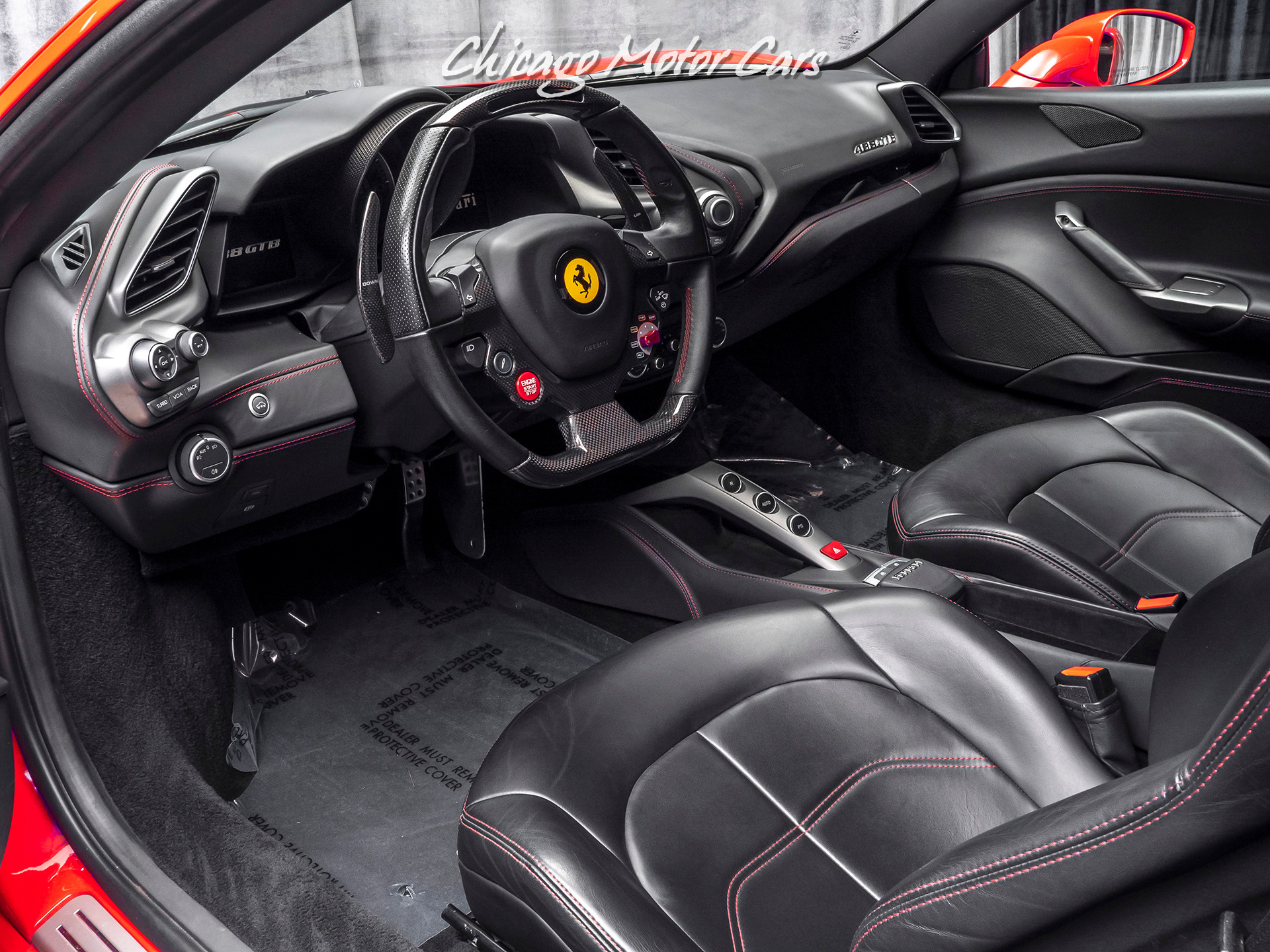 Used 2017 Ferrari 488 Gtb Coupe Original Msrp 318k Carbon