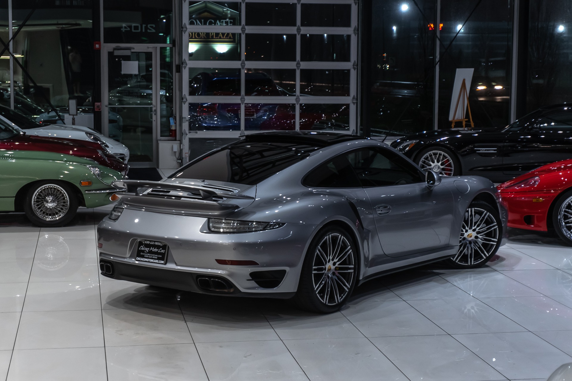 Used 2015 Porsche 911 Turbo S COUPE GT SILVER METALLIC! SUNROOF ...
