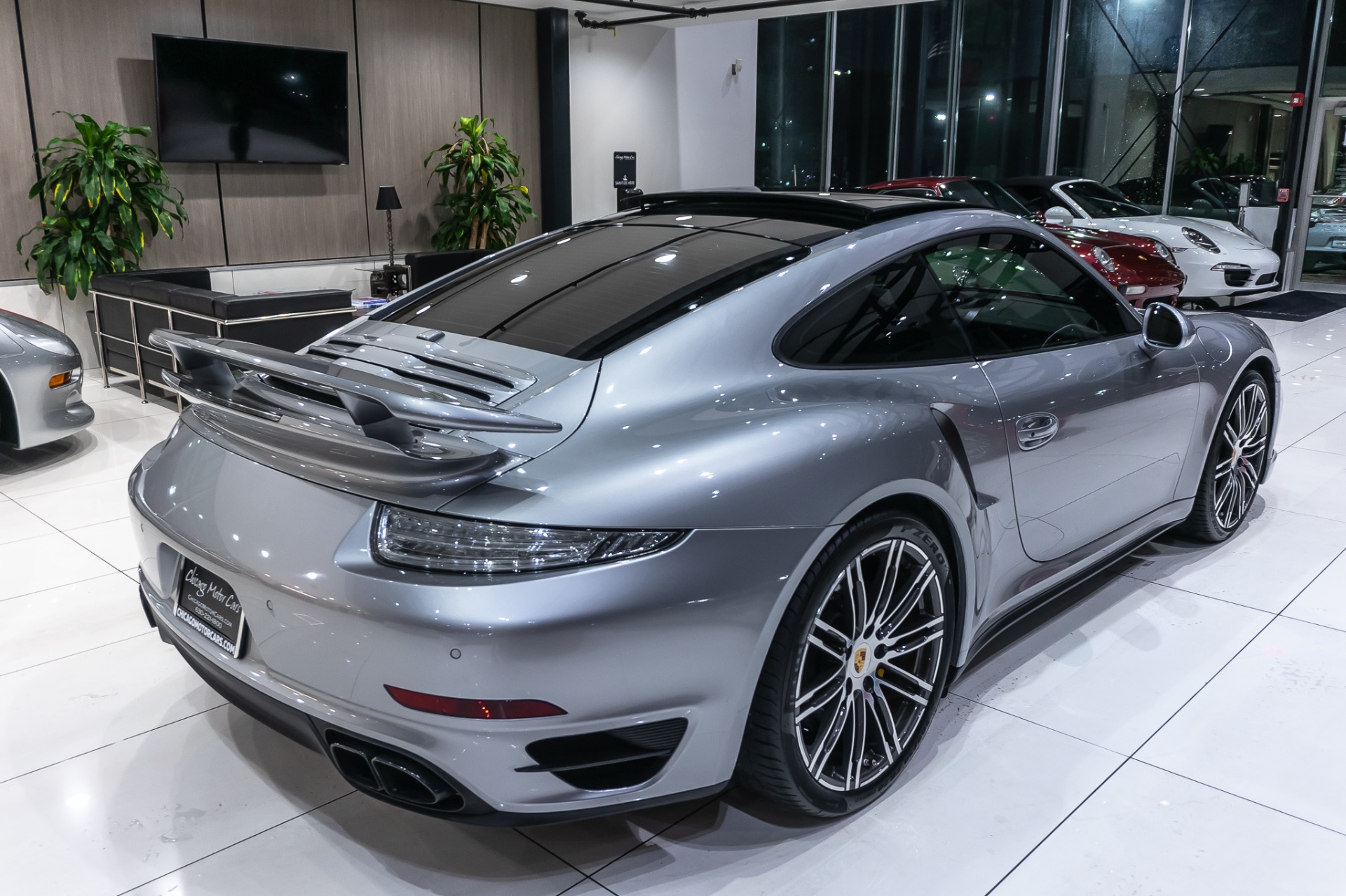 Used 2015 Porsche 911 Turbo S COUPE GT SILVER METALLIC! SUNROOF ...