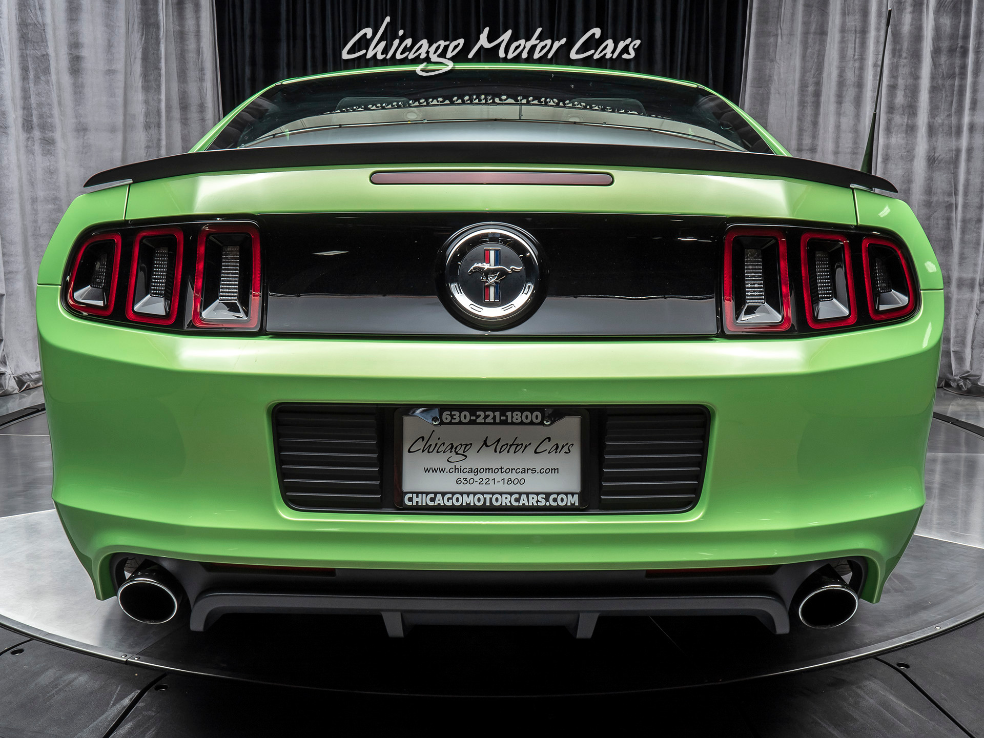 used 2013 ford mustang mustang boss 302 gotta have it green metallic tri coat rare example for sale special pricing chicago motor cars stock 16013 used 2013 ford mustang mustang boss 302