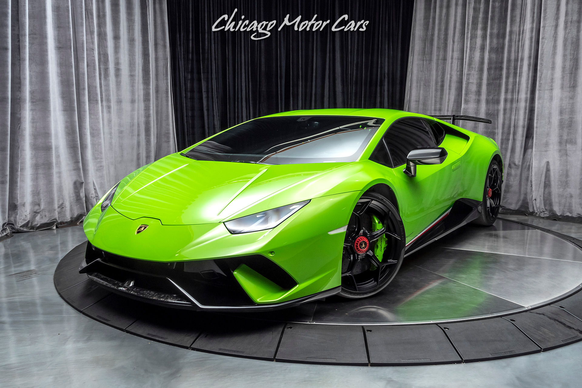 Used 2018 Lamborghini Huracan LP640-4 Performante Coupe Verde Mantis LOADED  w/FACTORY OPTIONS! For Sale (Special Pricing) | Chicago Motor Cars Stock  #17108