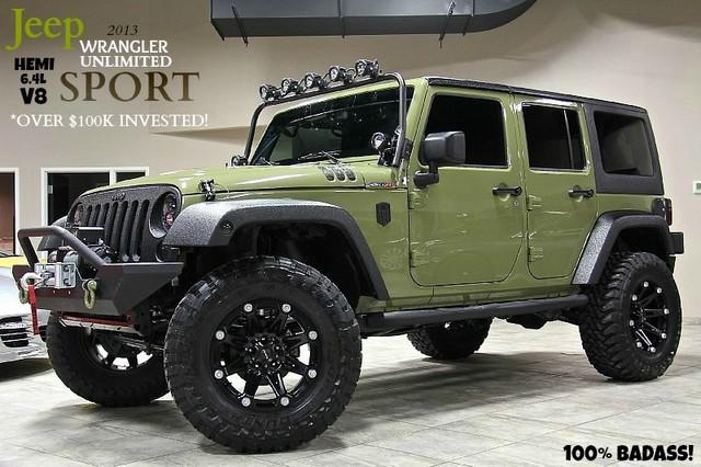 Used 2013 Jeep Wrangler Unlimited  HEMI For Sale ($79,800) | Chicago  Motor Cars Stock #C9997