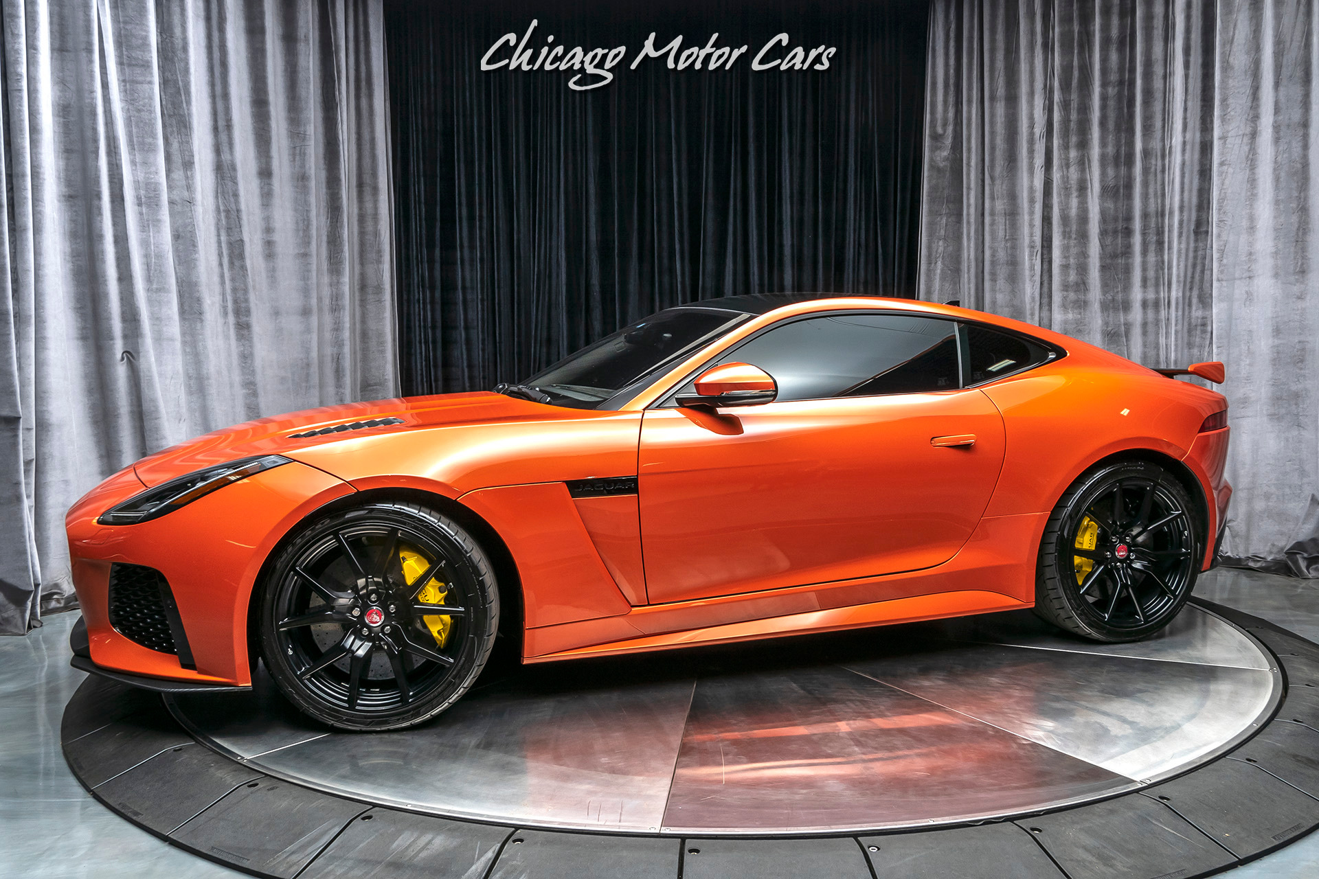 jaguar f type orange