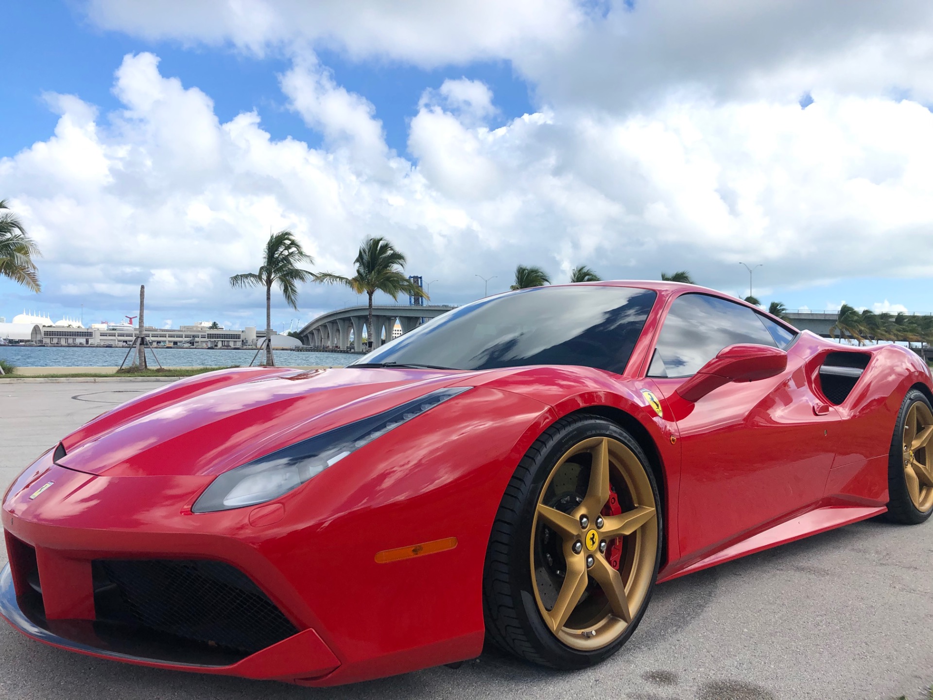 Used 2017 Ferrari 488 Gtb Coupe Carbon Fiber Warranty For