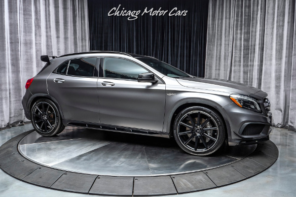 Used-2015-Mercedes-Benz-GLA45-AMG-GLA45-AMG-4MATIC-Hatchback-MSRP-64K-FACTORY-MATTE-EXTERIOR