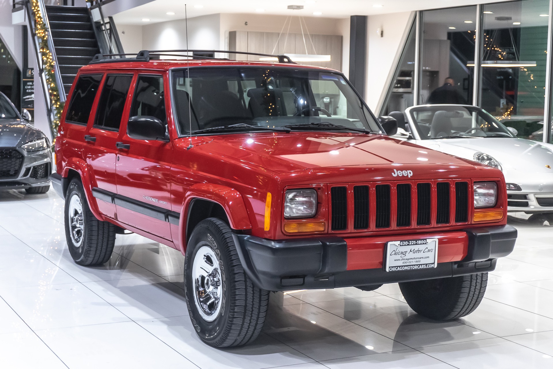 Terrific Red Jeep Cherokee 2001 Images