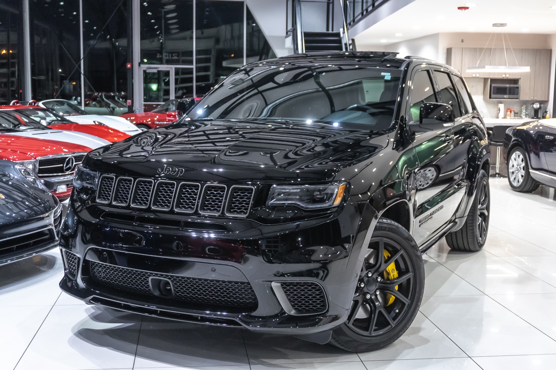 Used 2018 Jeep Grand Cherokee Trackhawk Laguna Leather + Pano + High