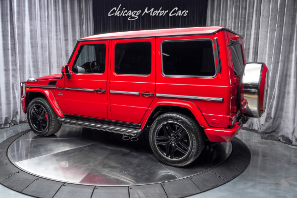 Used-2017-Mercedes-Benz-G63-AMG-RARE-DESIGNO-MANUFAKTUR-Mars-RED-MSRP-157k