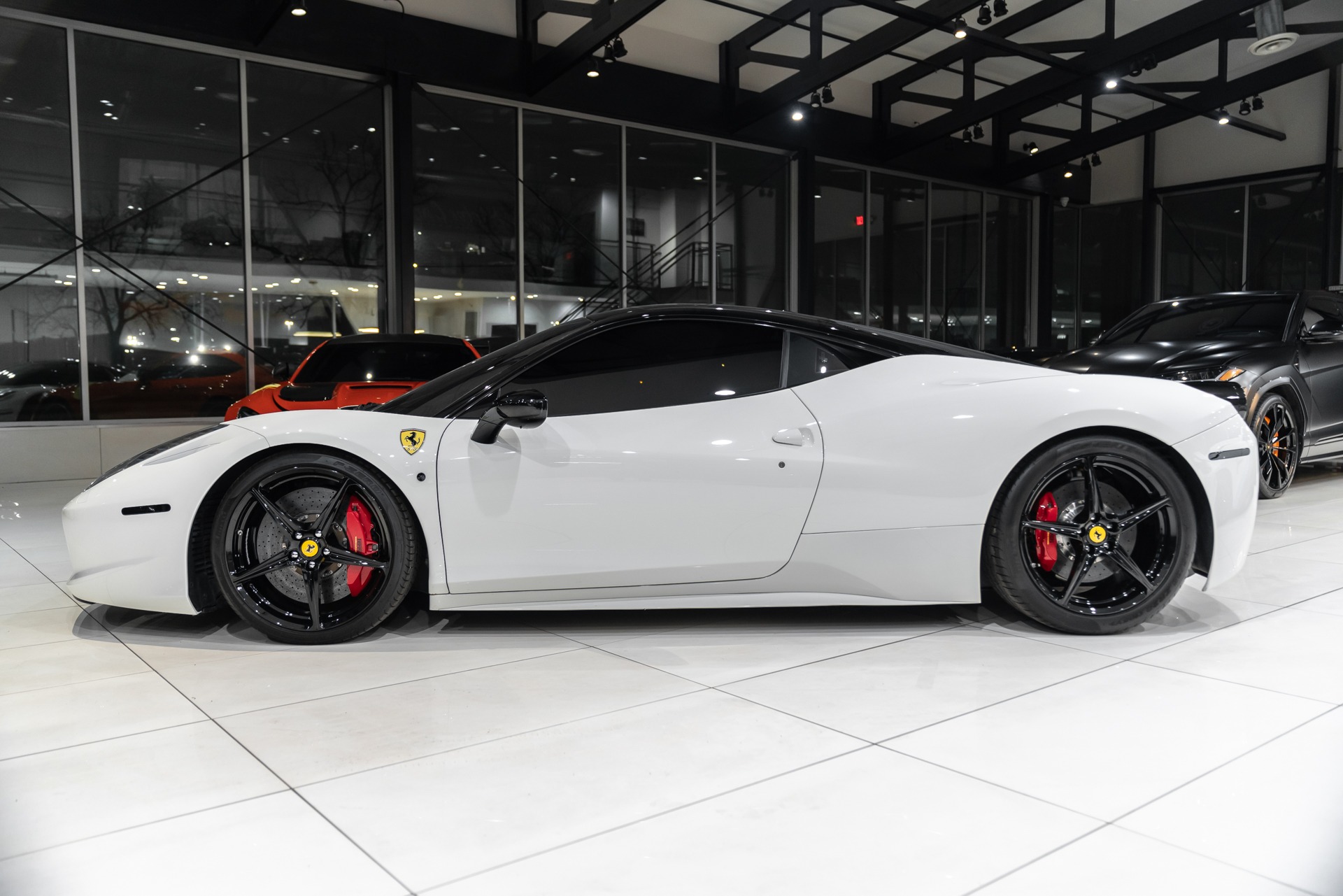 Used-2011-Ferrari-458-Italia-Coupe-RARE-Color-Combo-Carbon-Fiber-Driver-Zone-Novitec-Exhaust-LOADED