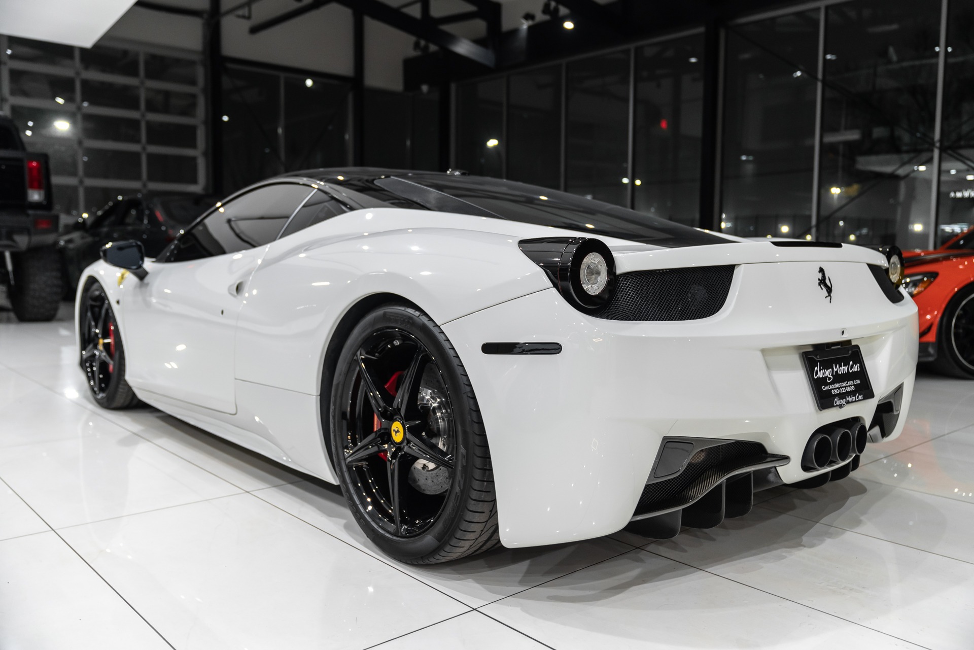 Used-2011-Ferrari-458-Italia-Coupe-RARE-Color-Combo-Carbon-Fiber-Driver-Zone-Novitec-Exhaust-LOADED