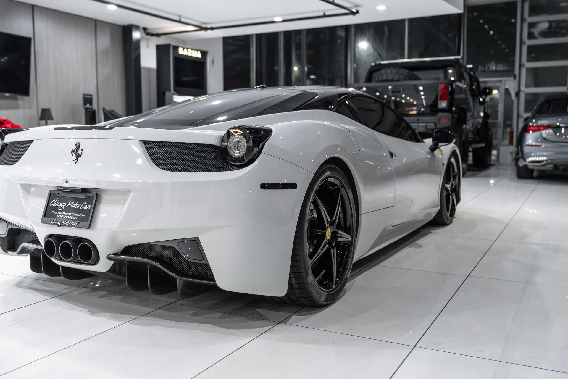 Used-2011-Ferrari-458-Italia-Coupe-RARE-Color-Combo-Carbon-Fiber-Driver-Zone-Novitec-Exhaust-LOADED