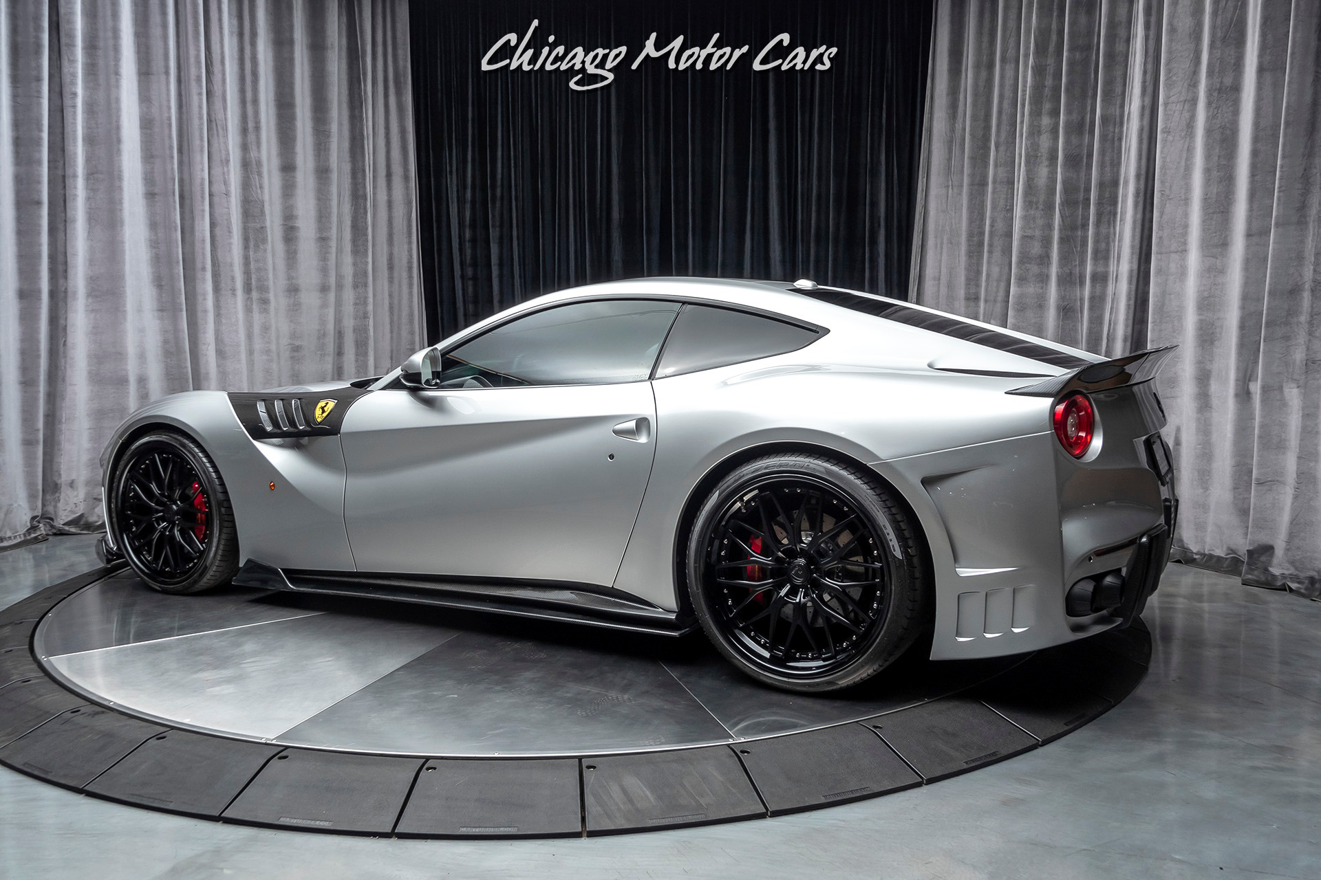 Used 13 Ferrari F12 Berlinetta Coupe Novitec N Largo Carbon Fiber Anrkys Stunning For Sale Special Pricing Chicago Motor Cars Stock