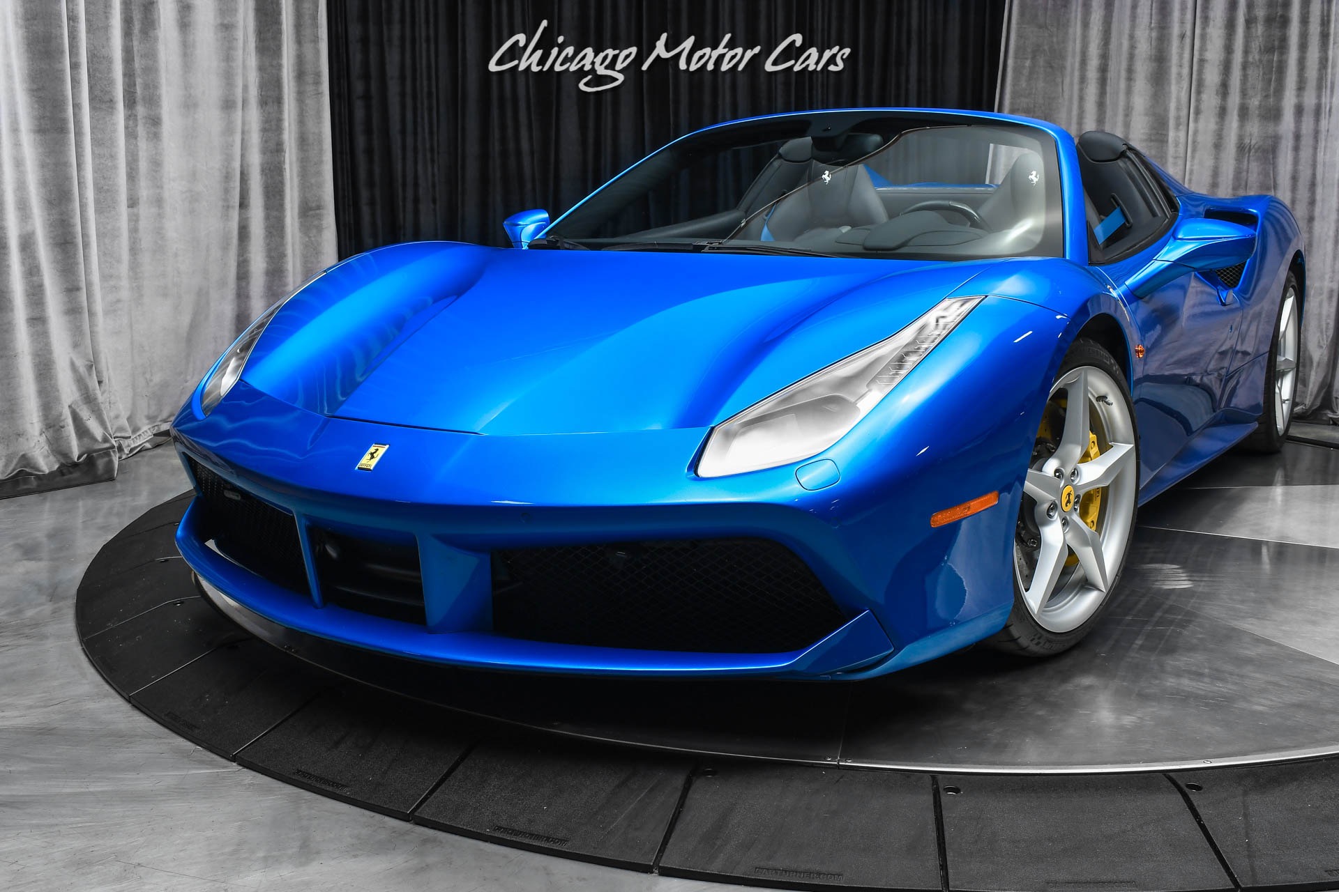 Used 2018 Ferrari 488 Spider Convertible Special Request Blu Corsa 