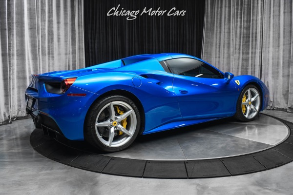 Used-2018-Ferrari-488-Spider-Convertible-Special-Request-Blu-Corsa-Paint-Carbon-Fiber-Lift