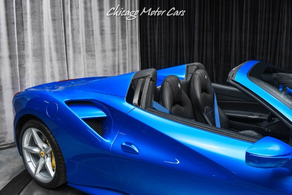 Used-2018-Ferrari-488-Spider-Convertible-Special-Request-Blu-Corsa-Paint-Carbon-Fiber-Lift