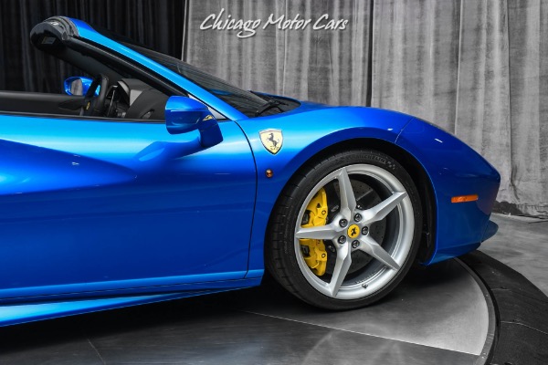 Used-2018-Ferrari-488-Spider-Convertible-Special-Request-Blu-Corsa-Paint-Carbon-Fiber-Lift