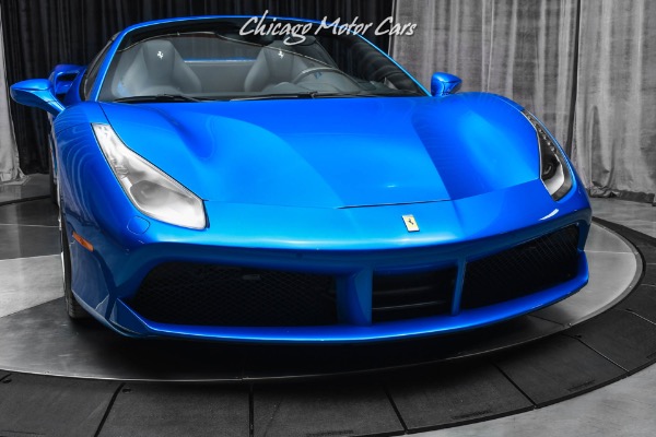 Used-2018-Ferrari-488-Spider-Convertible-Special-Request-Blu-Corsa-Paint-Carbon-Fiber-Lift