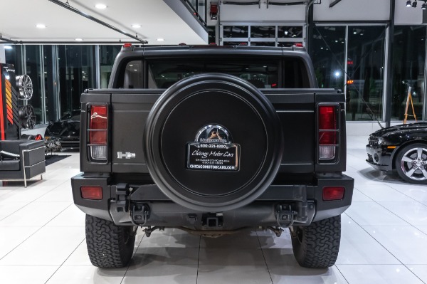 Used-2006-HUMMER-H2-SUT-RECENTLY-INSTALLED-MATTE-BLACK-WRAP-LOW-MILES-Rear-Entertainment-TVs