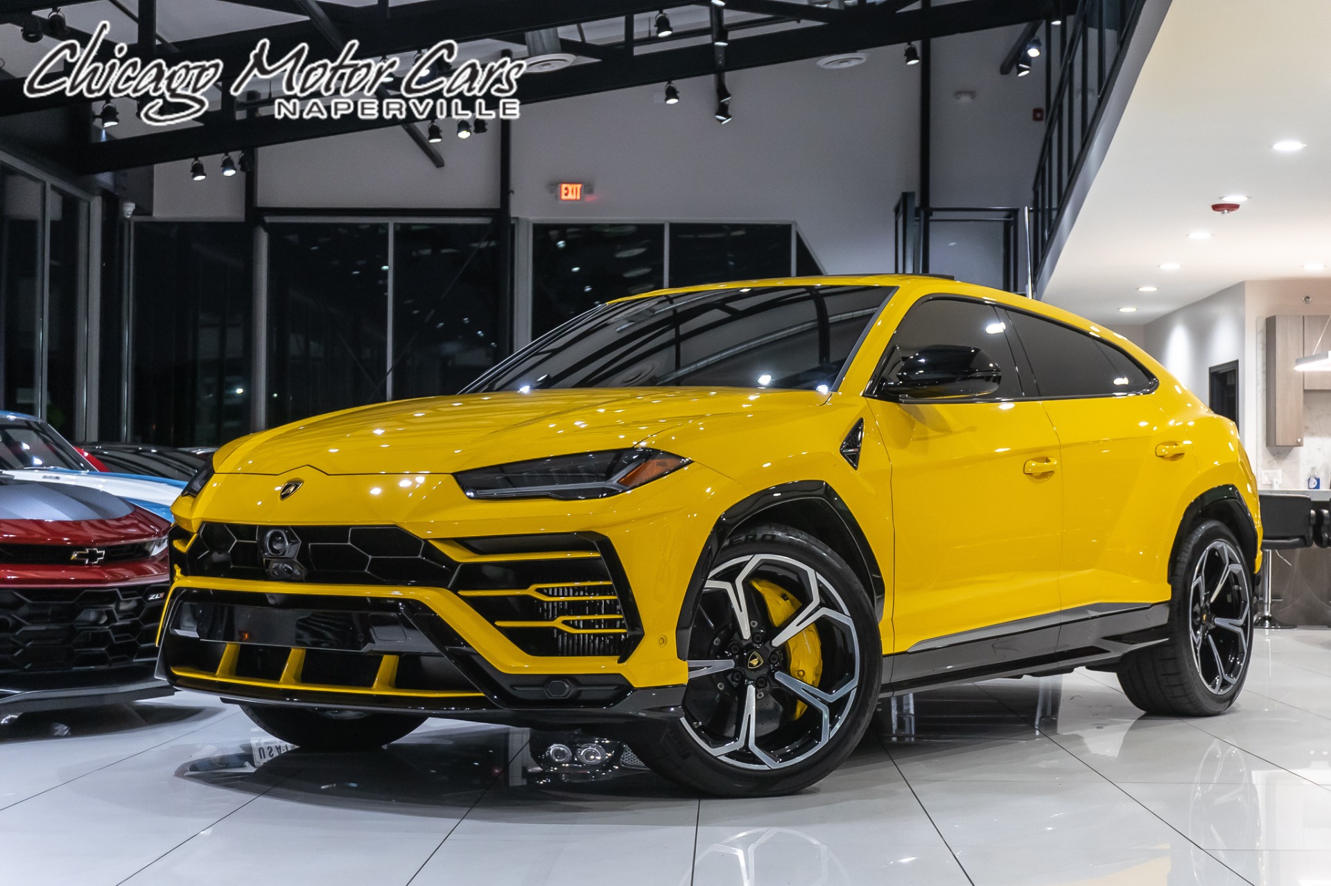 Used 2019 Lamborghini Urus SUV FULL ADAS PACKAGE + CUSTOM EXHAUST For Sale  ($219,800) | Chicago Motor Cars Stock #17253