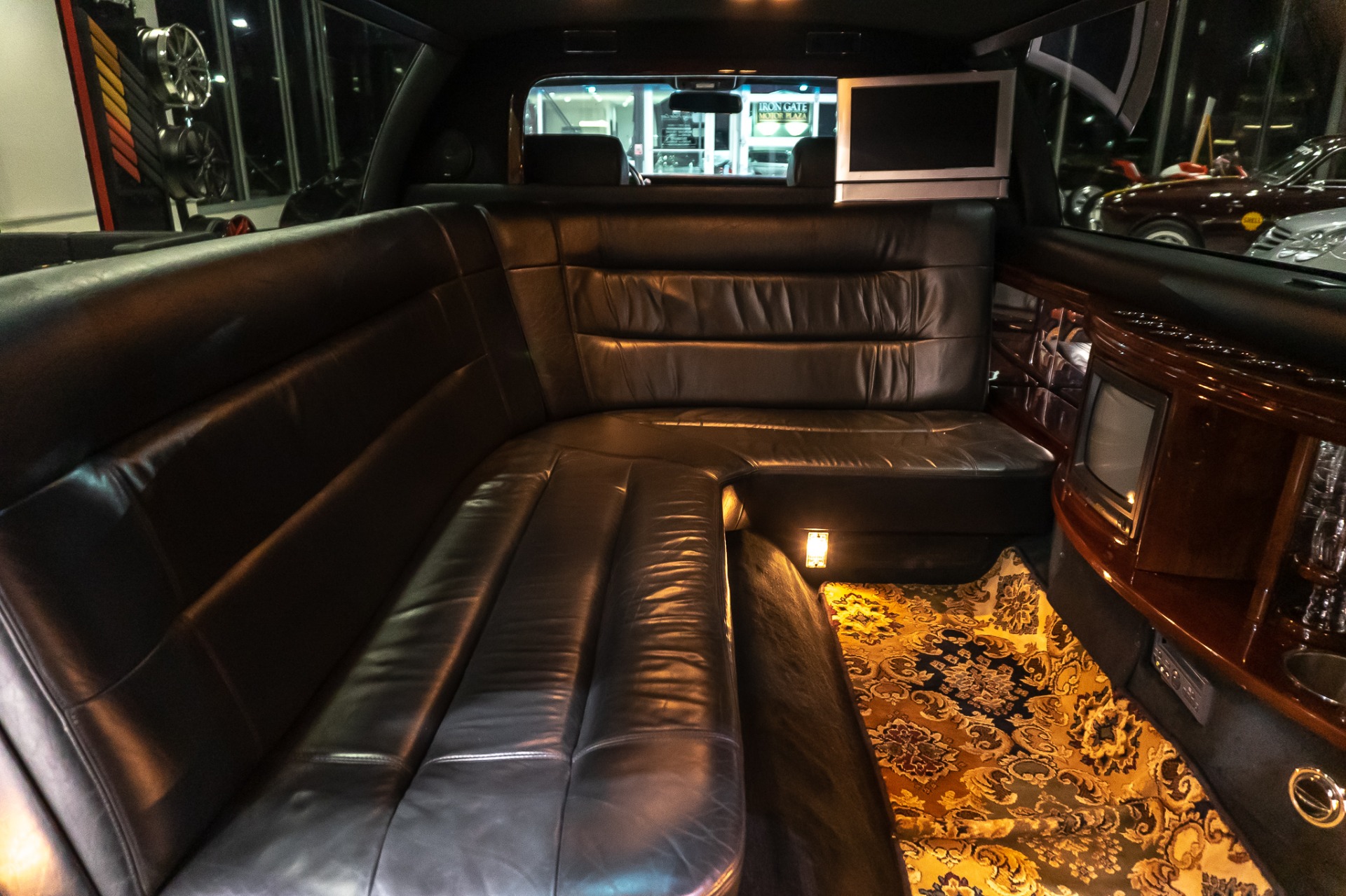 cadillac limousine interior