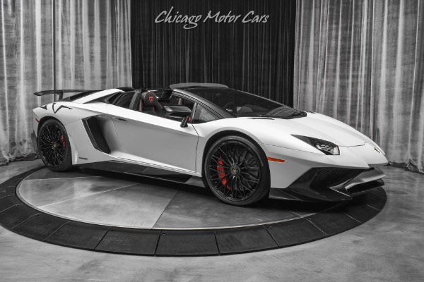 Used-2016-Lamborghini-Aventador-LP750-4-SV-Roadster-ONLY-6K-Miles-RARE-Factory-Satin-Paint-LOADED