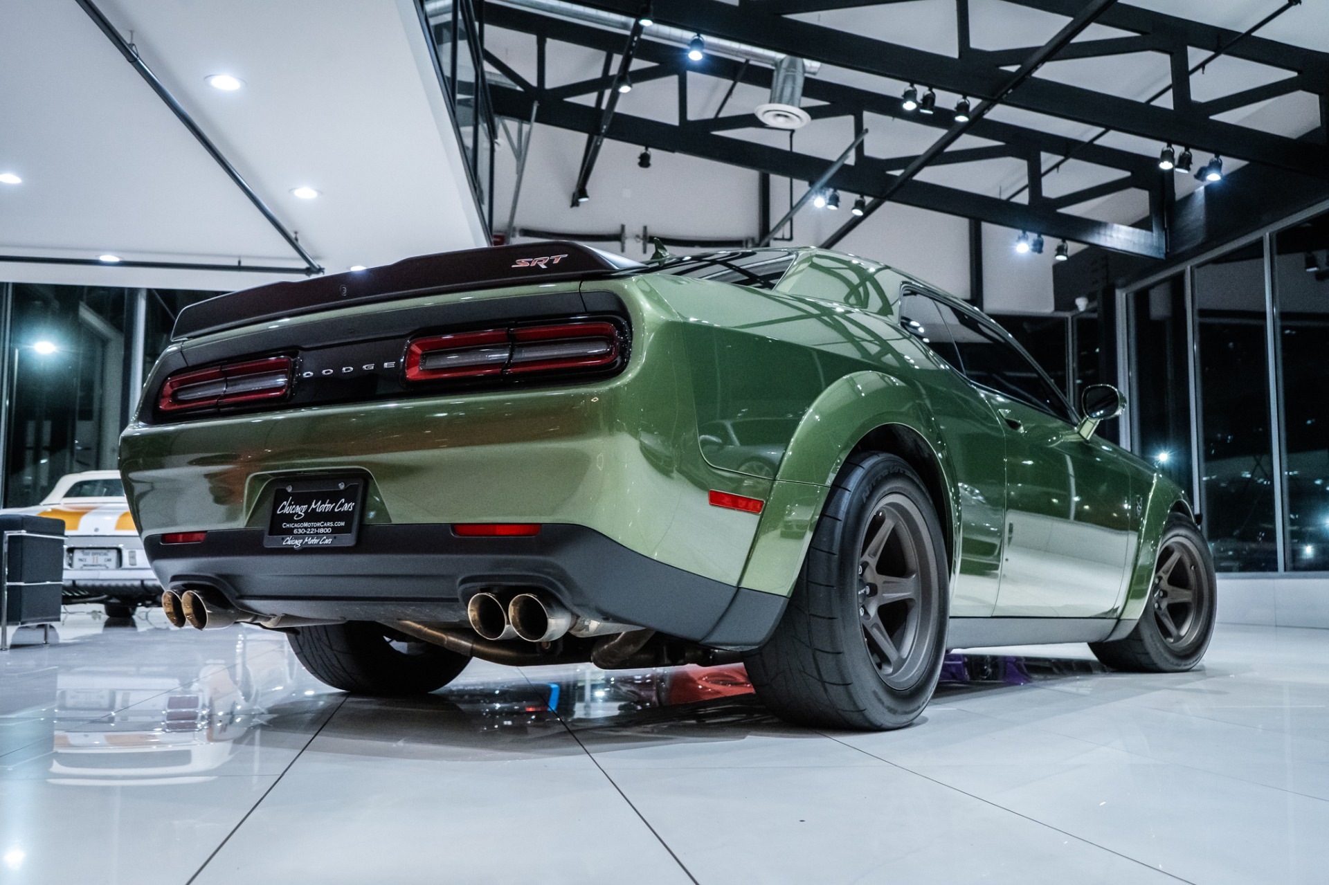 Used-2018-Dodge-Challenger-SRT-Demon-1-of-2-in-F8-Green-wBrass-Monkey-Wheels-FORZA-Stage-4R-1100HP