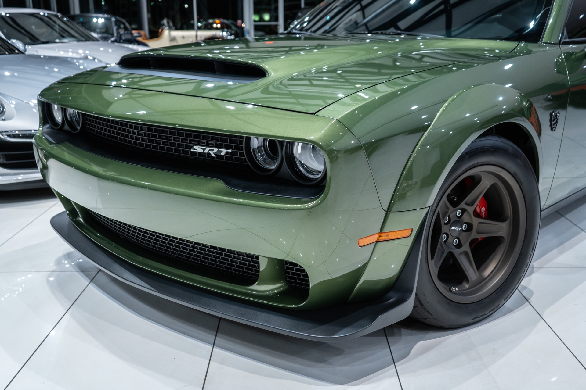 Used-2018-Dodge-Challenger-SRT-Demon-1-of-2-in-F8-Green-wBrass-Monkey-Wheels-FORZA-Stage-4R-1100HP