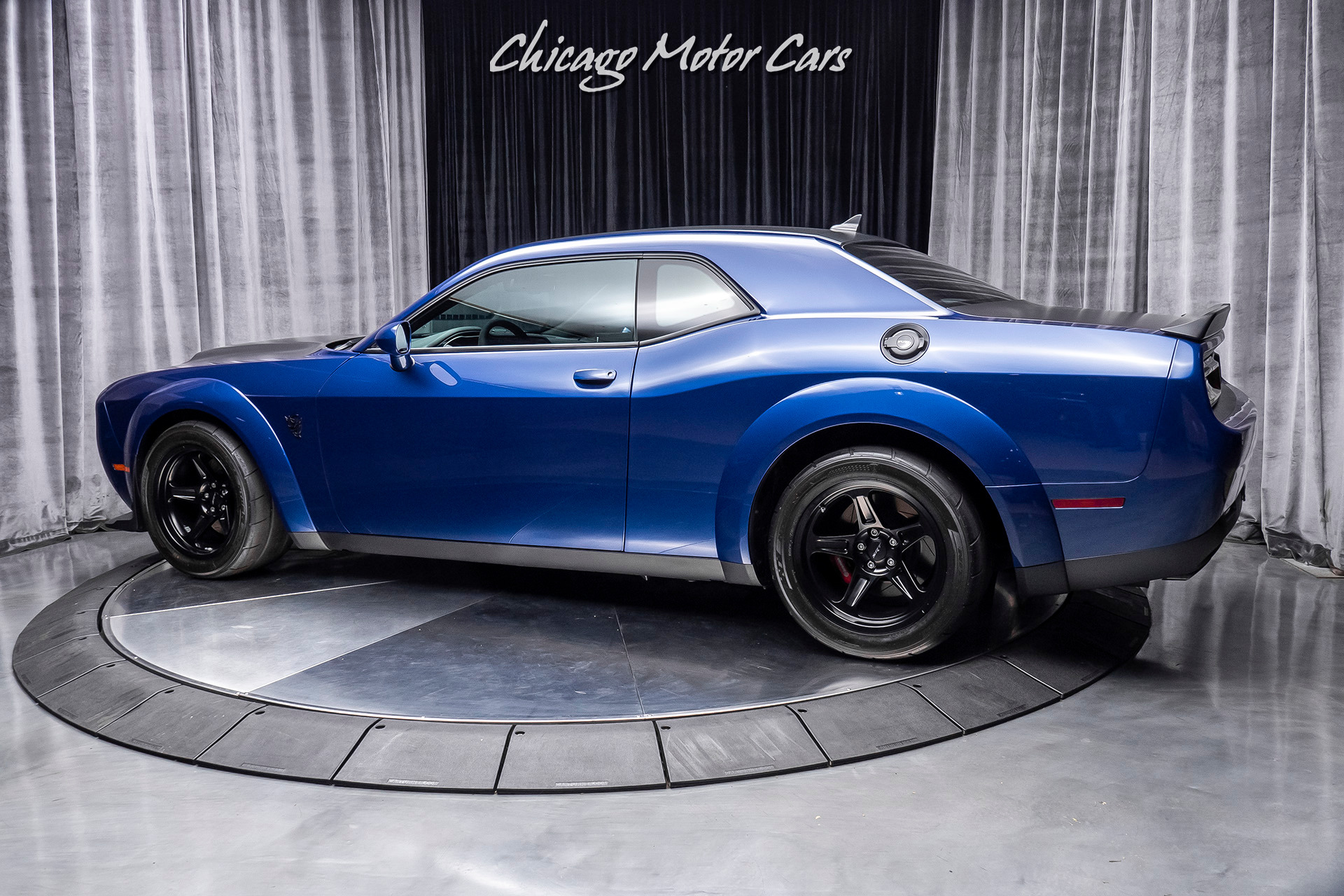 Used-2018-Dodge-Challenger-SRT-Demon-RARE-INDIGO-BLUE-PAINT-DEMON-CRATE-Only-600-Miles