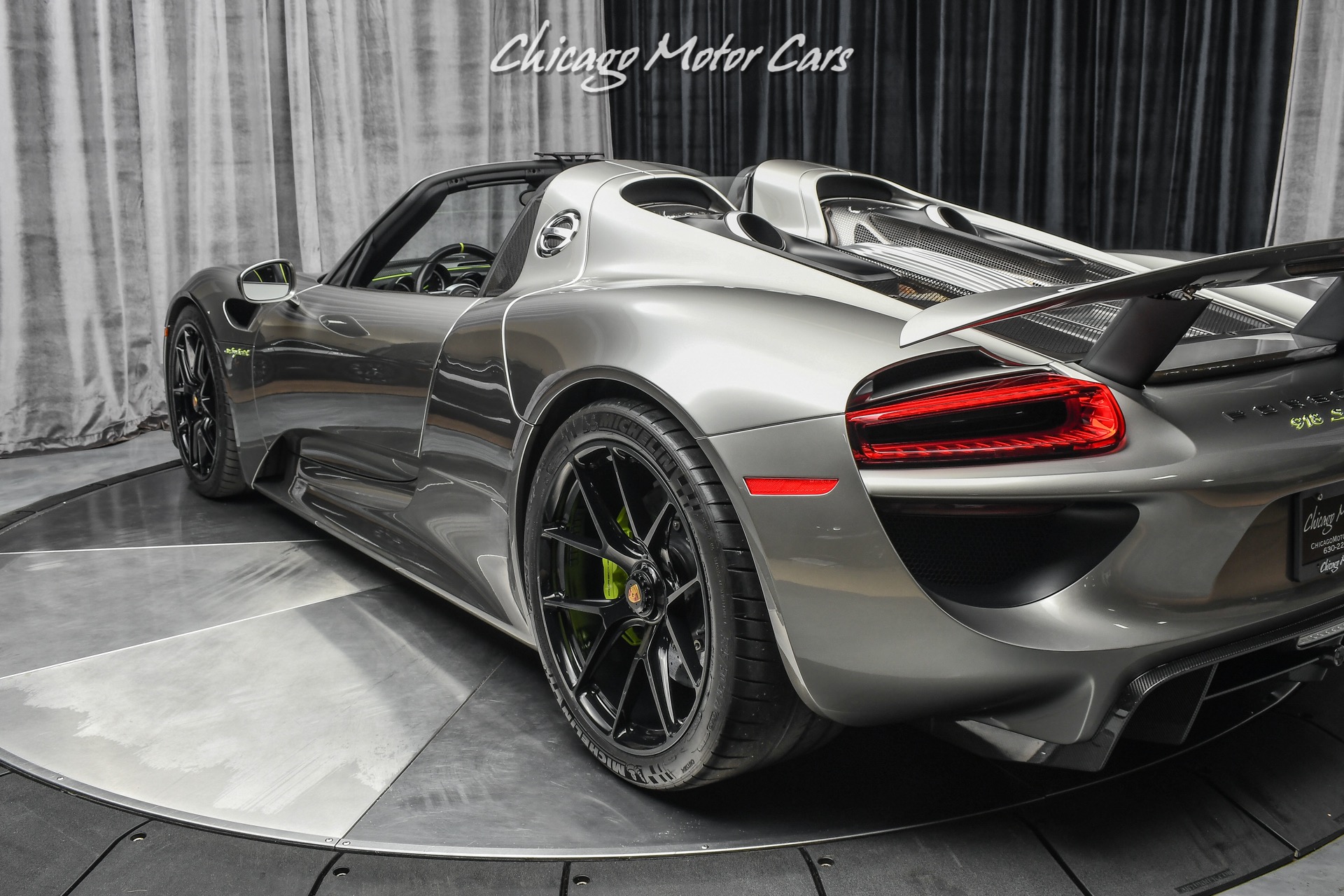 Used 2015 Porsche 918 Spyder RARE 63k Liquid Metal Silver Paint 1 1 