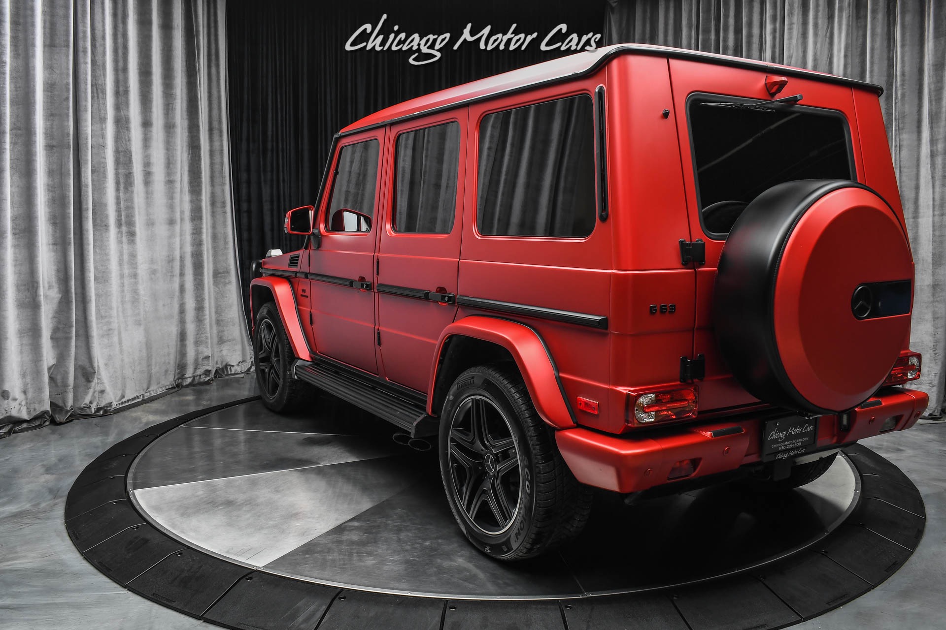 Used 2018 Mercedes-Benz G63 4Matic $153k+MSRP! Matte Red Exterior! Carbon Fiber! Serviced! For Sale (Special Pricing) | Chicago Cars Stock #17883A