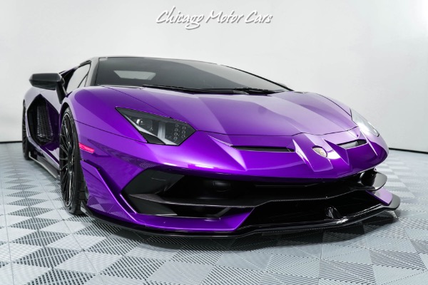 Used-2021-Lamborghini-Aventador-SVJ-Roadster-LP770-4-RARE-Viola-Pasifae-Tons-of-Carbon-Fiber