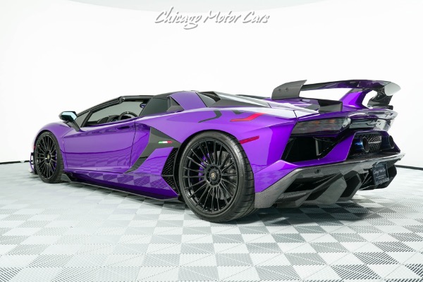 Used-2021-Lamborghini-Aventador-SVJ-Roadster-LP770-4-RARE-Viola-Pasifae-Tons-of-Carbon-Fiber