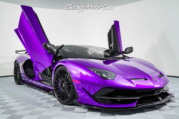 Used 2021 Lamborghini Aventador SVJ Roadster RARE Viola Parsifae! Tons ...