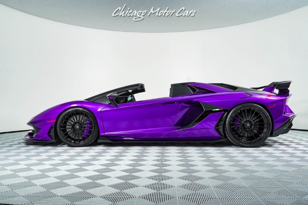 Used-2021-Lamborghini-Aventador-SVJ-Roadster-LP770-4-RARE-Viola-Pasifae-Tons-of-Carbon-Fiber