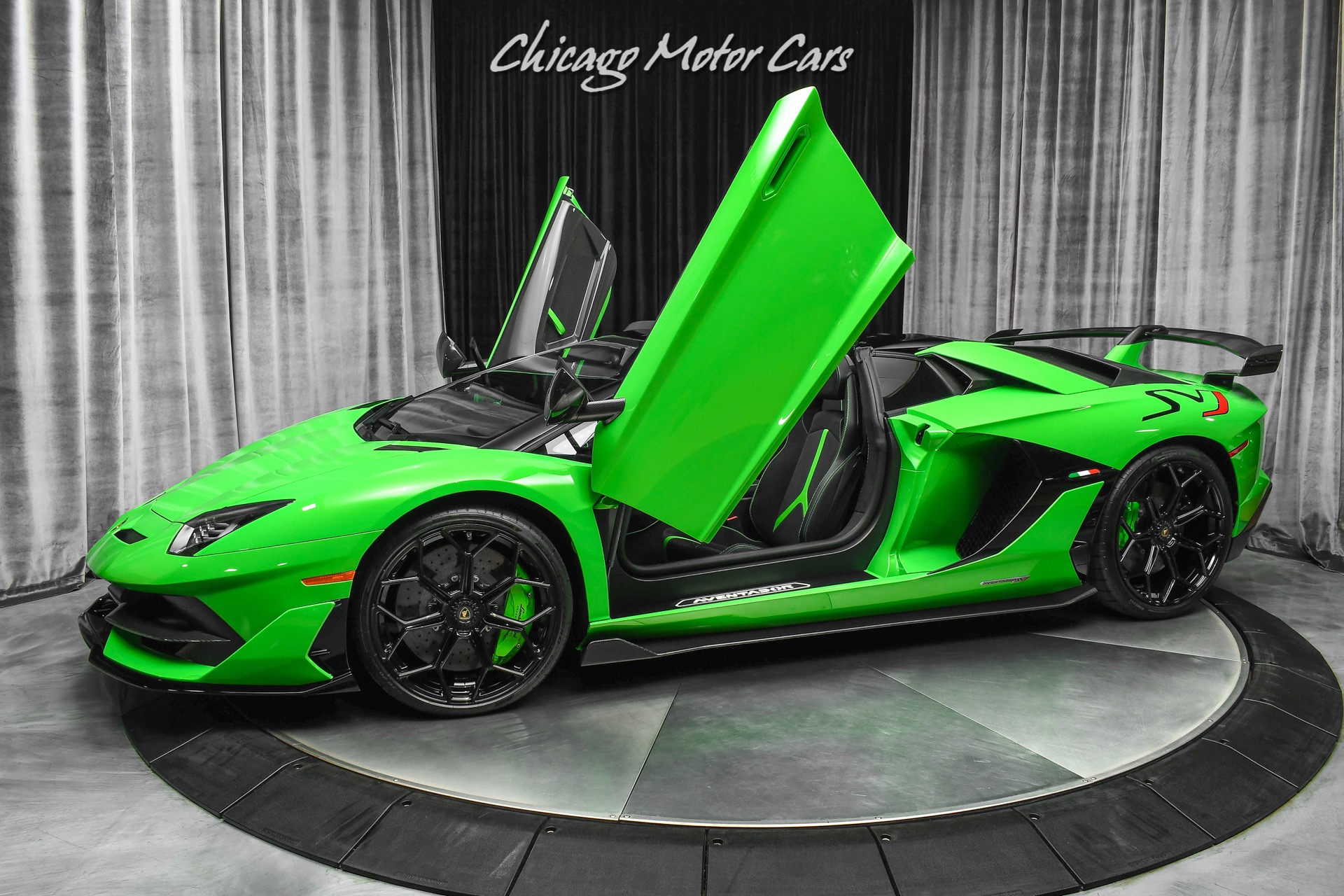 Used 2021 Lamborghini Aventador SVJ LP770-4 Roadster Verde Mantis Pearl  Effect ONLY 104 Miles! RARE! LOADED For Sale (Special Pricing) | Chicago  Motor Cars Stock #18040