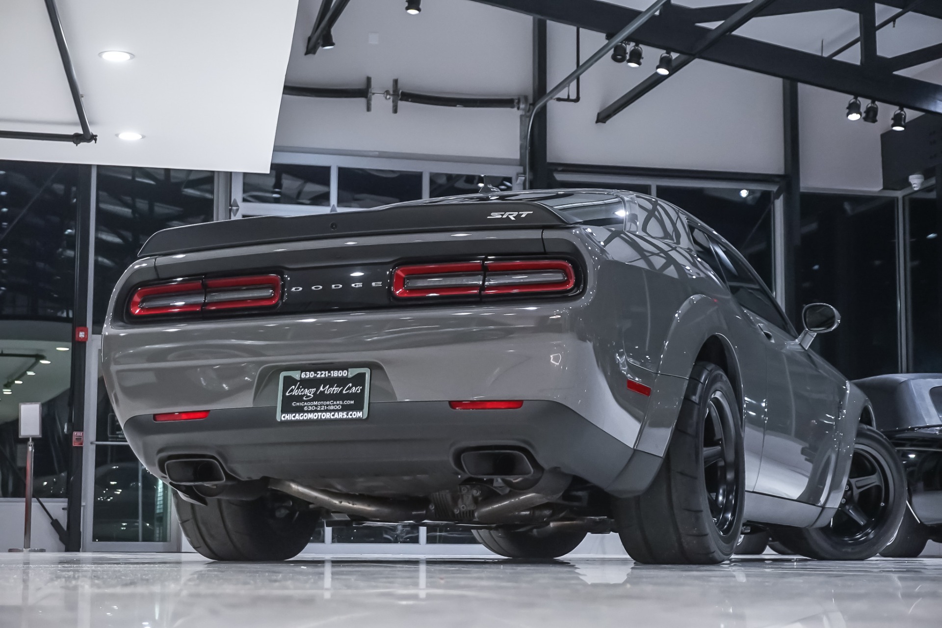 Used-2018-Dodge-Challenger-SRT-Demon-BLACK-SATIN-HOOD-ONLY-594-MILES-BONE-STOCK-ONLY-264-DESTROYER-GREY-PRODU