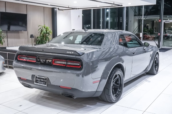 Used-2018-Dodge-Challenger-SRT-Demon-BLACK-SATIN-HOOD-ONLY-594-MILES-BONE-STOCK-ONLY-264-DESTROYER-GREY-PRODU