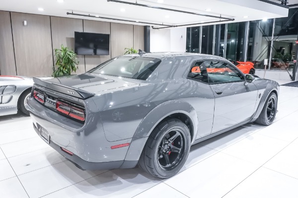 Used-2018-Dodge-Challenger-SRT-Demon-BLACK-SATIN-HOOD-ONLY-594-MILES-BONE-STOCK-ONLY-264-DESTROYER-GREY-PRODU