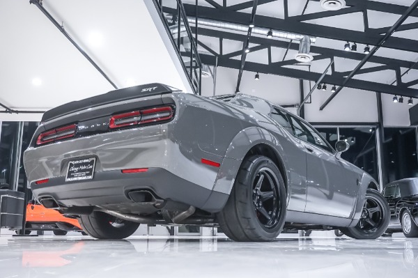 Used-2018-Dodge-Challenger-SRT-Demon-BLACK-SATIN-HOOD-ONLY-594-MILES-BONE-STOCK-ONLY-264-DESTROYER-GREY-PRODU