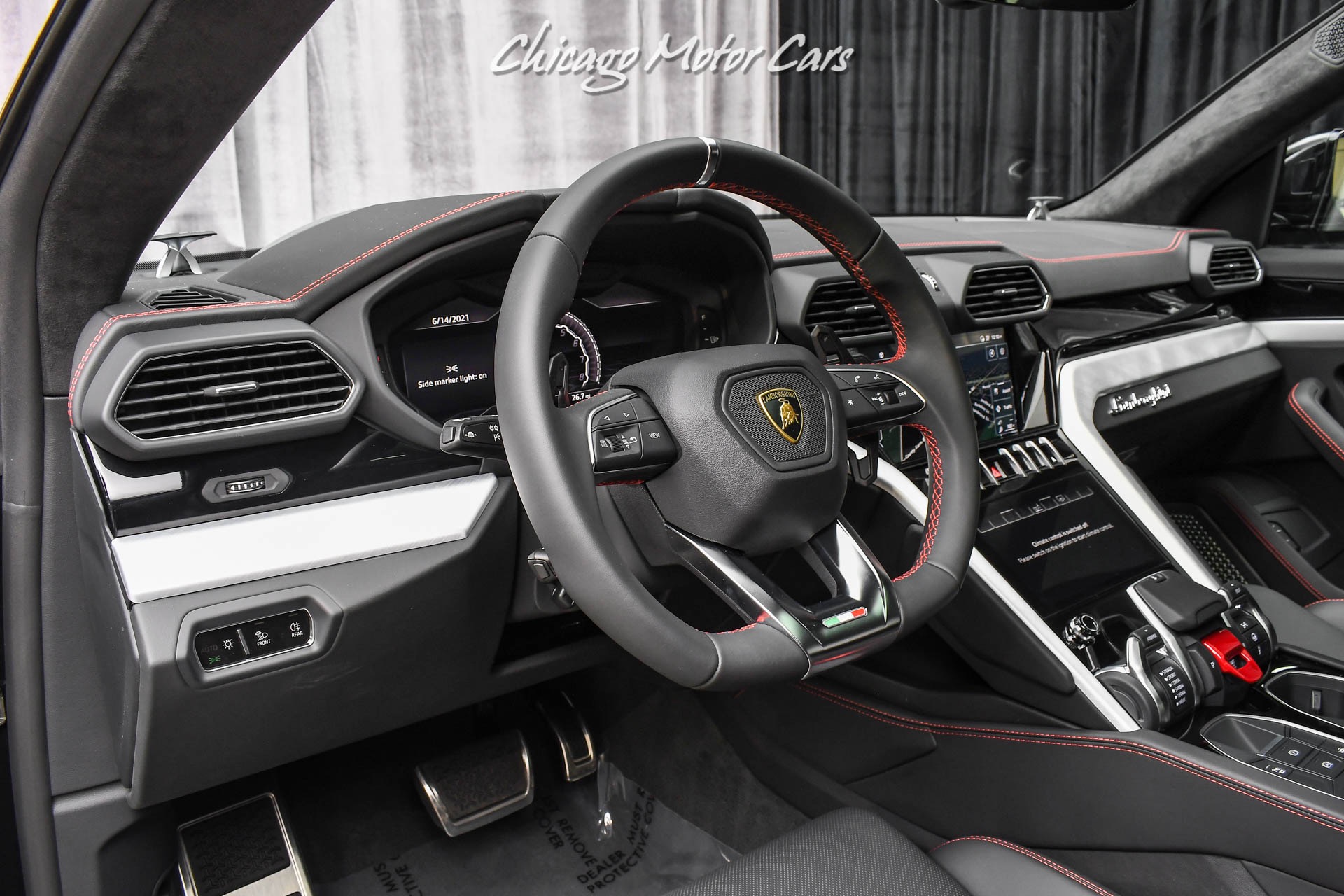 Used-2021-Lamborghini-Urus-Delivery-Miles-Advanced-3D-Sound-Loaded-Black-Perfect