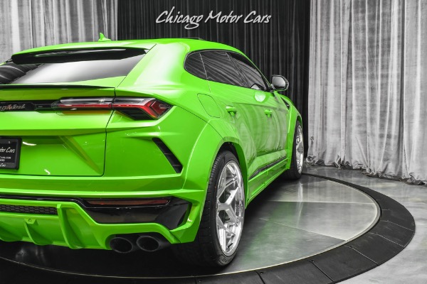 Used 2021 Lamborghini Urus Suv Verde Mantis Pearl Novitec Widebody