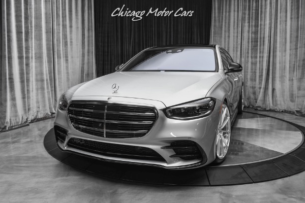 Used-2021-Mercedes-Benz-S580-4-Matic-AMG-Line-Anrky-Wheels-New-Body-Style-Only-60-Miles-LOADED