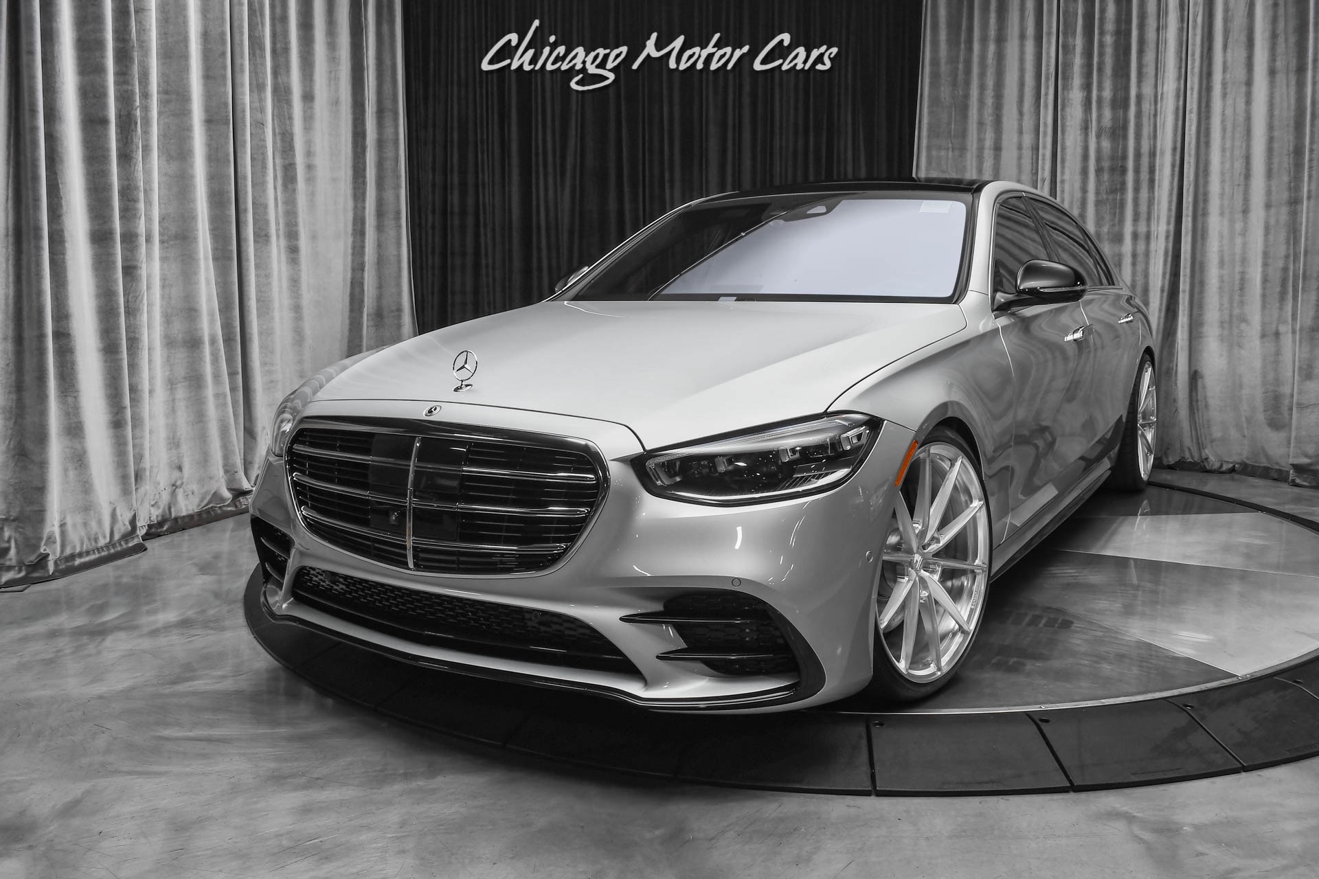 Used-2021-Mercedes-Benz-S580-4-Matic-AMG-Line-Anrky-Wheels-New-Body-Style-Only-60-Miles-LOADED