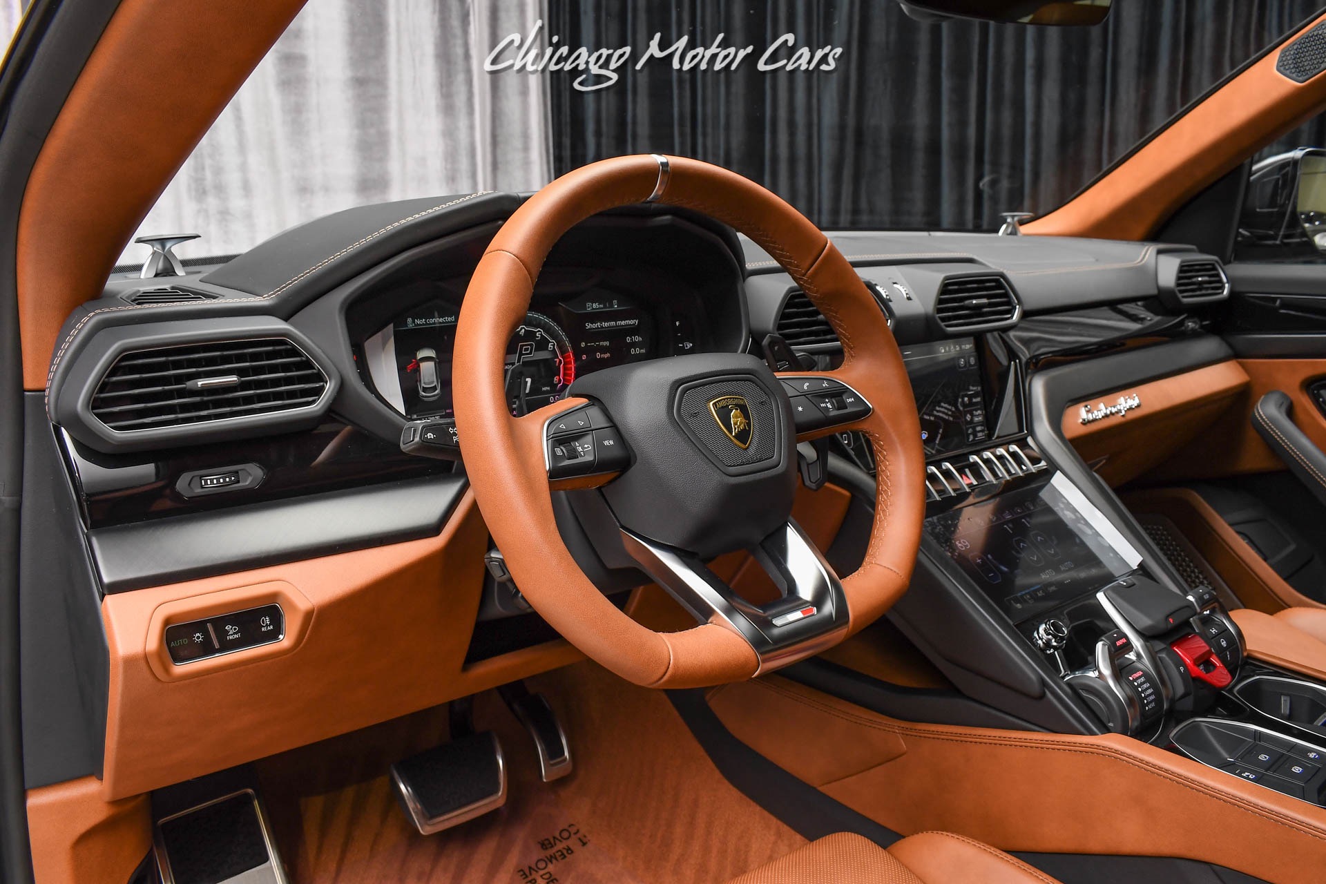 Used 2021 Lamborghini Urus SUV Rare Color Combo! Terra Asia Interior! ONLY  300 Miles! For Sale (Special Pricing) | Chicago Motor Cars Stock #18767
