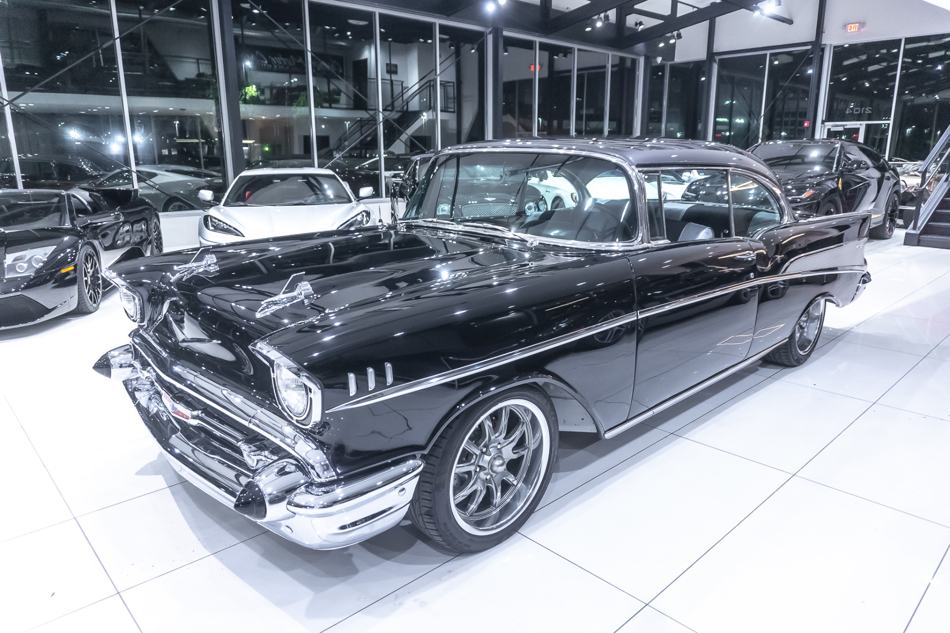 Quebra-cabeça Personalized Black 1957 Chevy Garage