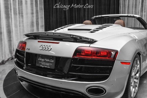 Used-2012-Audi-R8-52-V10-Quattro-Spyder-Convertible-Ice-Silver-Carbon-Fiber-Mirror-PPF