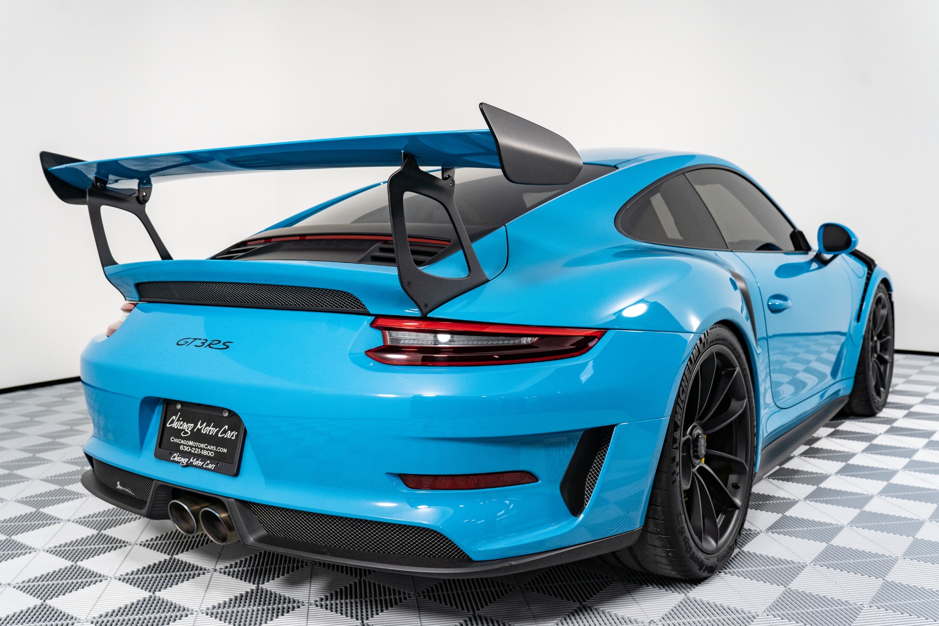 Used-2019-Porsche-911-GT3-RS-Coupe-Super-RARE-Miami-Blue-Front-Lift-LOW-Miles-LOADED