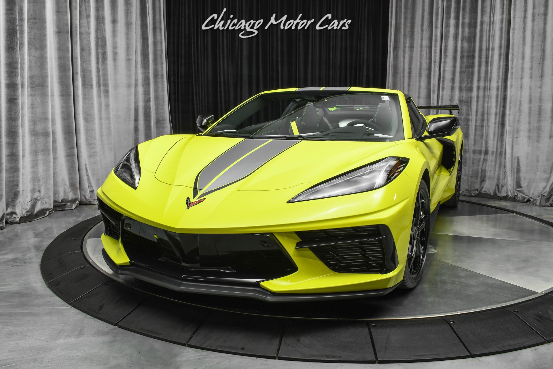 2022 C8 Corvette Stingray | Floor Liners | Corvette Racing Jake | Black |  Premium All Weather